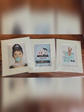 Tiffany And Fashion Art Prints Set Of 3